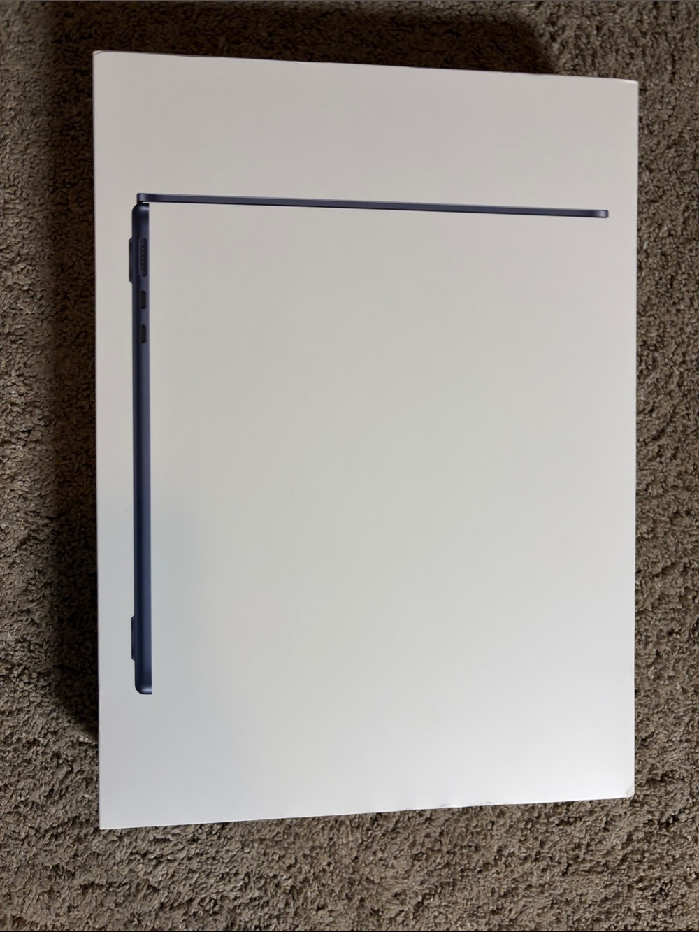 Apple MacBook Air M2 Box with Space Gray Laptop Profile